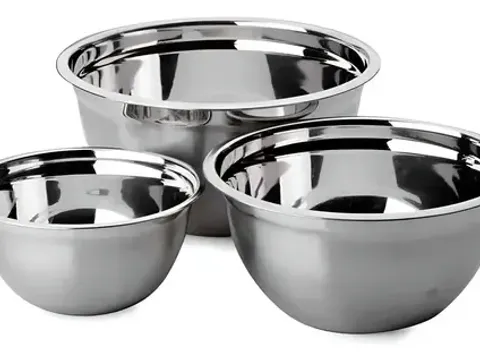 Conjunto de três tigelas Brinox Suprema em inox